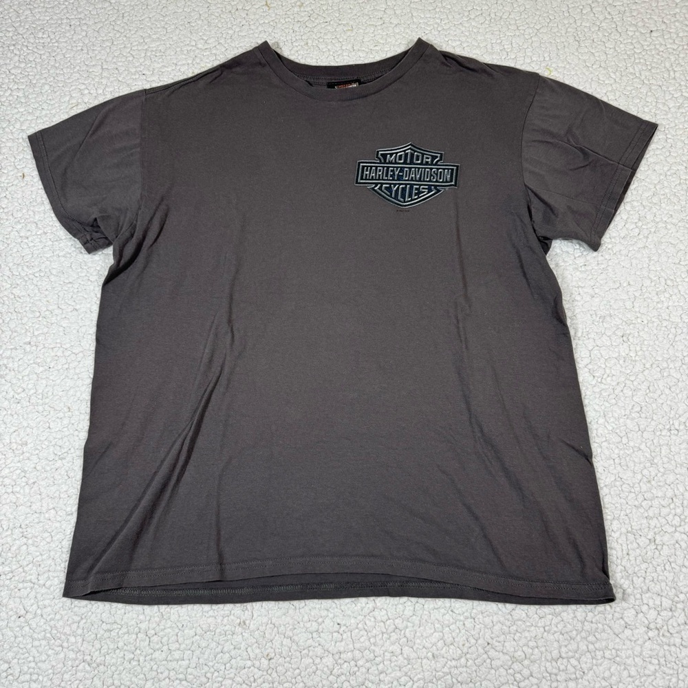 Harley-Davidson Lone Star Tyler, Texas Mens Large Gray Crew Neck T shirt